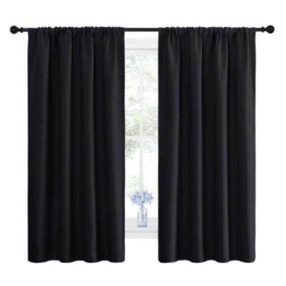 Other - NICETOWN Blackout Curtains Thermal Insulated Rod Pocket Window Darkening Drapes